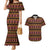 Cameroon Traditional Toghu Pattern Couples Matching Mermaid Dress and Hawaiian Shirt