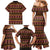 Cameroon Traditional Toghu Pattern Family Matching Mermaid Dress and Hawaiian Shirt