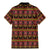 Cameroon Traditional Toghu Pattern Family Matching Mermaid Dress and Hawaiian Shirt