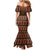 Cameroon Traditional Toghu Pattern Family Matching Mermaid Dress and Hawaiian Shirt