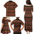 Cameroon Traditional Toghu Pattern Family Matching Puletasi and Hawaiian Shirt