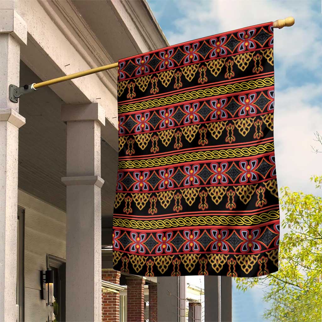 Cameroon Traditional Toghu Pattern Garden Flag