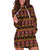 Cameroon Traditional Toghu Pattern Hoodie Dress