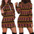 Cameroon Traditional Toghu Pattern Hoodie Dress