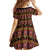 Cameroon Traditional Toghu Pattern Kid Short Sleeve Dress