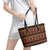 Cameroon Traditional Toghu Pattern Leather Tote Bag