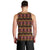 Cameroon Traditional Toghu Pattern Men Tank Top