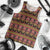 Cameroon Traditional Toghu Pattern Men Tank Top