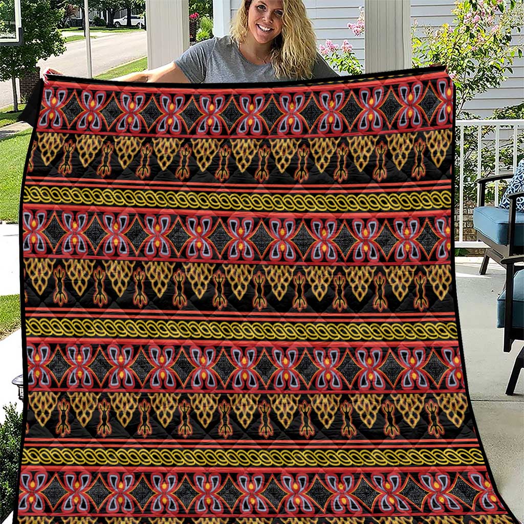 Cameroon Traditional Toghu Pattern Quilt