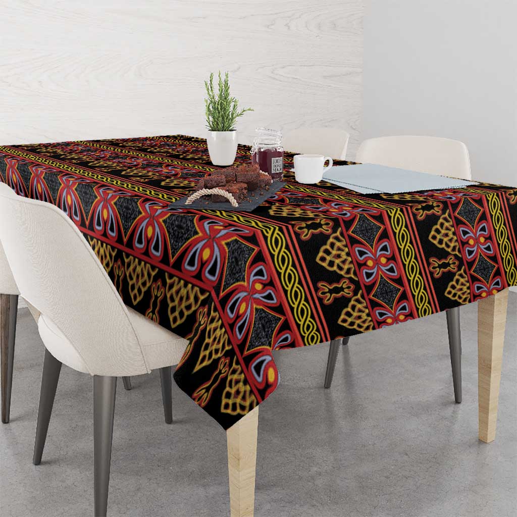 Cameroon Traditional Toghu Pattern Tablecloth