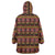 Cameroon Traditional Toghu Pattern Wearable Blanket Hoodie