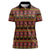 Cameroon Traditional Toghu Pattern Women Polo Shirt