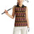 Cameroon Traditional Toghu Pattern Women Sleeveless Polo Shirt