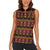 Cameroon Traditional Toghu Pattern Women Sleeveless Polo Shirt