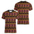 Cameroon Traditional Toghu Pattern Women V-Neck T-Shirt