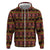 Cameroon Traditional Toghu Pattern Zip Hoodie