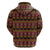 Cameroon Traditional Toghu Pattern Zip Hoodie