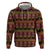 Cameroon Traditional Toghu Pattern Zip Hoodie