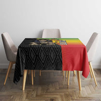 Personalized Ethiopia National Day Tablecloth Lion Of Judah African Pattern