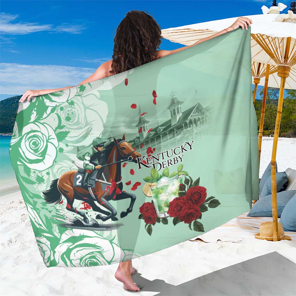 Kentucky Horse Racing Sarong Churchill Downs Derby Mint Julep Cocktail