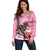 Kentucky Horse Racing Off Shoulder Sweater Churchill Downs Derby Strawberry Mint Julep Cocktail