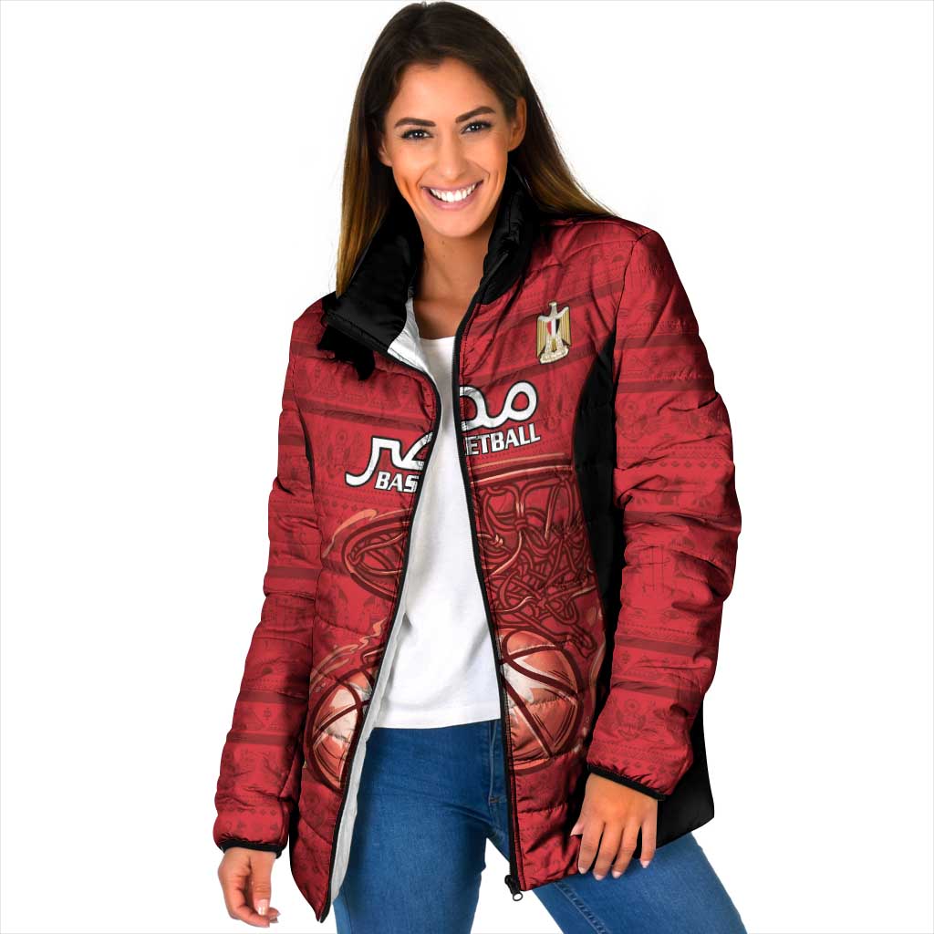 Egypt Basketball Custom Padded Jacket Go Pharaohs - Wonder Print Shop