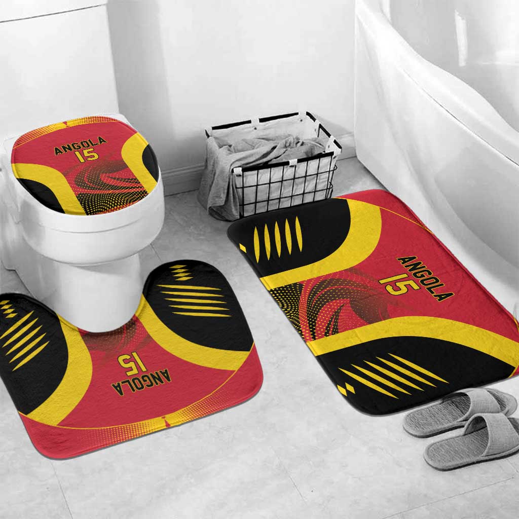 Angola Basketball Custom Bathroom Set Go Champions - Wonder Print Shop