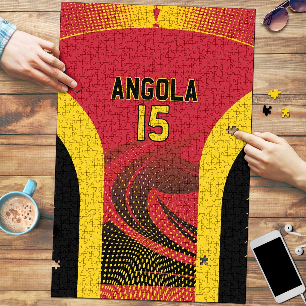 Angola Basketball Custom Puzzle Go Champions - Wonder Print Shop