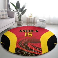 Angola Basketball Custom Round Carpet Go Champions - Wonder Print Shop