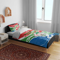 Equatorial Guinea Independence Day Bedding Set Coat Of Arms With Map - Wonder Print Shop
