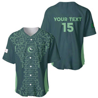 Custom Algeria Football Baseball Jersey Come On Greens - Wonder Print Shop