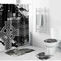 Brittany Celtic Cross Bathroom Set With Celtic Knotwork - Wonder Print Shop