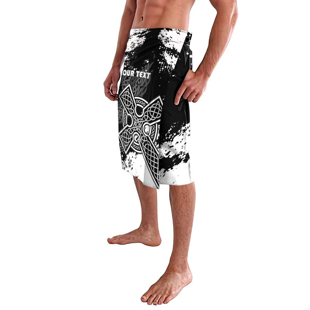 Personalized Brittany Celtic Cross Lavalava With Celtic Knotwork - Wonder Print Shop
