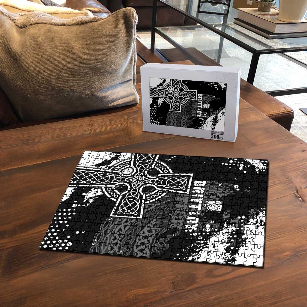 Brittany Celtic Cross Puzzle With Celtic Knotwork - Wonder Print Shop