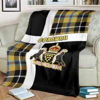 Cornwall Blanket Coat Of Arms - Cornish Tartan - Wonder Print Shop