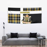 Cornwall Tapestry Coat Of Arms - Cornish Tartan - Wonder Print Shop