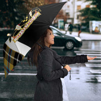 Cornwall Umbrella Coat Of Arms - Cornish Tartan - Wonder Print Shop