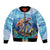 Personalised Barbados Sea Turtle Bomber Jacket Ocean Style - Wonder Print Shop