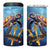 Personalised Barbados Sea Turtle 4 in 1 Can Cooler Tumbler Ocean Style - Wonder Print Shop