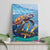 Barbados Sea Turtle Canvas Wall Art Ocean Style - Wonder Print Shop