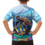 Personalised Barbados Sea Turtle Family Matching Puletasi and Hawaiian Shirt Ocean Style - Wonder Print Shop