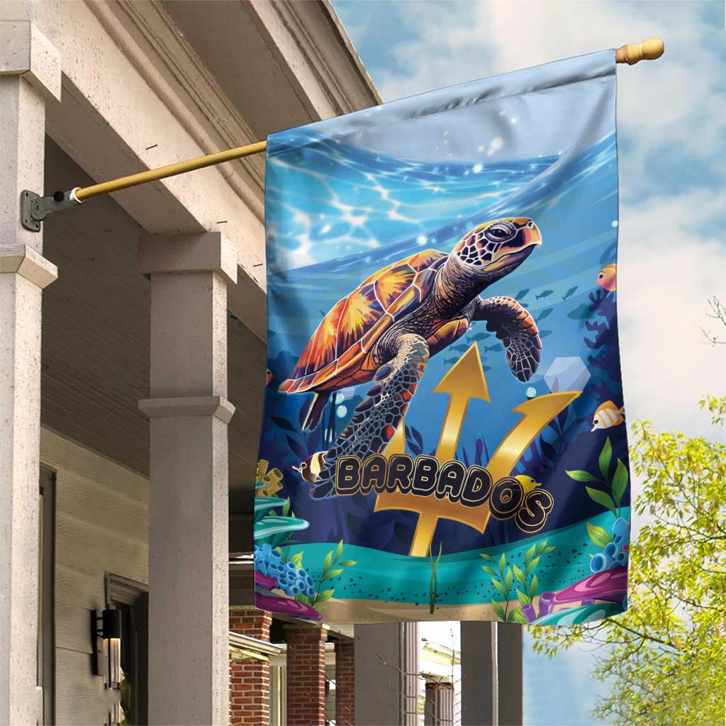 Barbados Sea Turtle Garden Flag Ocean Style - Wonder Print Shop