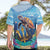 Personalised Barbados Sea Turtle Hawaiian Shirt Ocean Style - Wonder Print Shop