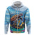 Personalised Barbados Sea Turtle Hoodie Ocean Style - Wonder Print Shop