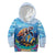 Personalised Barbados Sea Turtle Kid Hoodie Ocean Style - Wonder Print Shop