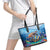 Barbados Sea Turtle Leather Tote Bag Ocean Style - Wonder Print Shop