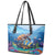 Barbados Sea Turtle Leather Tote Bag Ocean Style - Wonder Print Shop