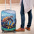 Barbados Sea Turtle Luggage Cover Ocean Style - Wonder Print Shop