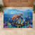 Barbados Sea Turtle Rubber Doormat Ocean Style - Wonder Print Shop