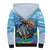 Personalised Barbados Sea Turtle Sherpa Hoodie Ocean Style - Wonder Print Shop